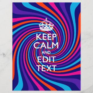 Personalisieren Sie Ihren Keep Calm-Text auf mehrf Flyer