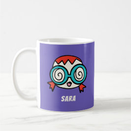 Personalisieren Sie Ihren Namen mit einem lustigen Kaffeetasse