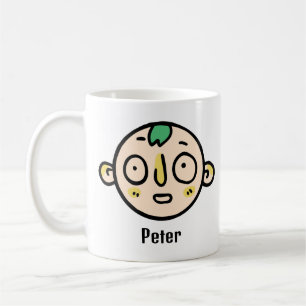Personalisieren Sie Ihren Namen mit einem lustigen Kaffeetasse