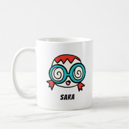 Personalisieren Sie Ihren Namen mit einem lustigen Kaffeetasse