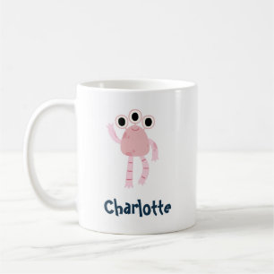 Personalisieren Sie Ihren Namen mit Niedlichem Mon Kaffeetasse