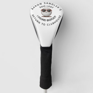 Personalisieren Sie Ihren Namen verloren gefunden Golf Headcover
