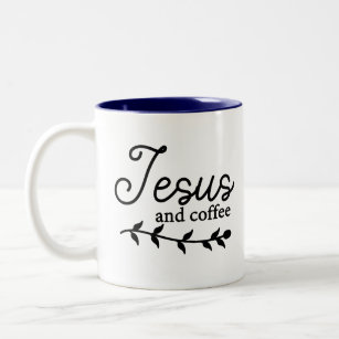 Personalisieren Sie Jesus und Coffee Combo Tasse