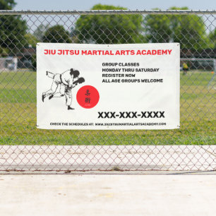 Personalisieren Sie Jiu Jitsu Kampfsportschule Ges Banner