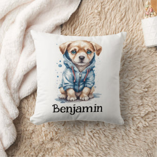 Personalisieren Sie Kinderzimmer Kids Room Puppy D Kissen