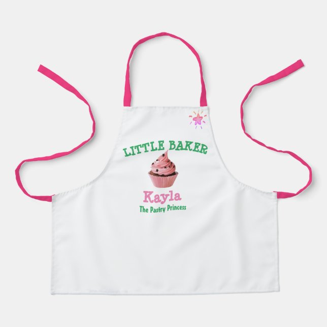 Personalisieren Sie Konditorei Princess Jugend Bak Schürze (Vorderseite)