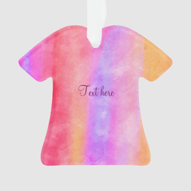 Personalisieren Sie Krawatte Die T - Shirt Ornamen Ornament (Vorderseite)