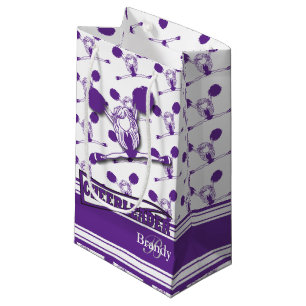 Personalisieren Sie Lila Cheerleader Kleine Geschenktüte