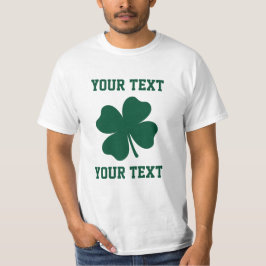 Personalisieren Sie Lucky Kleeblatt T-Shirt