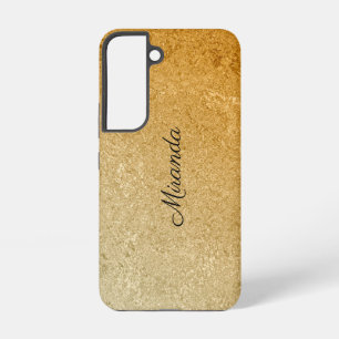 Personalisieren Sie Luxe Gold Samsung Galaxy Hülle
