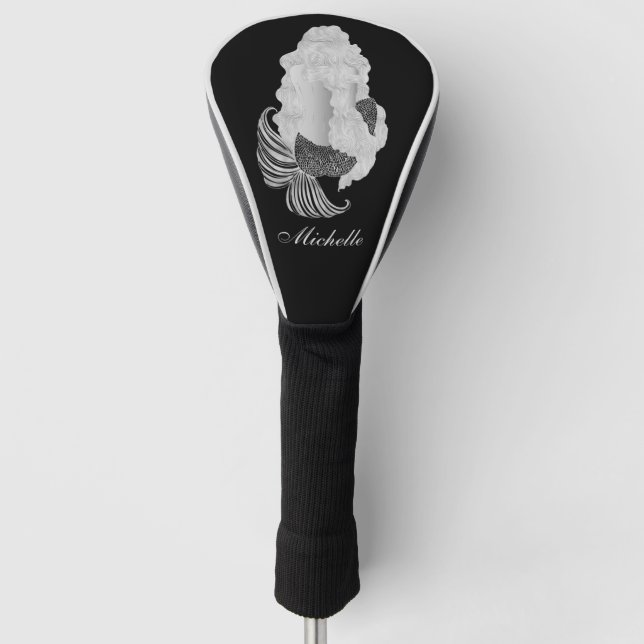 Personalisieren Sie Mermaid Golf Head Cover Golf Headcover (Vorderseite)