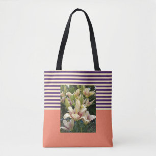 Personalisieren Sie mit Foto Lila Stricklachs Tasche