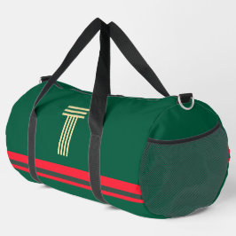 Personalisieren Sie mit Ihrem anfänglichen grünen  Duffle Bag