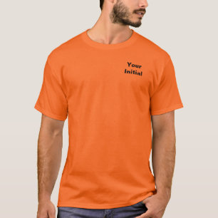 Personalisieren Sie mit Ihrem Anfangsbuchstaben Or T-Shirt