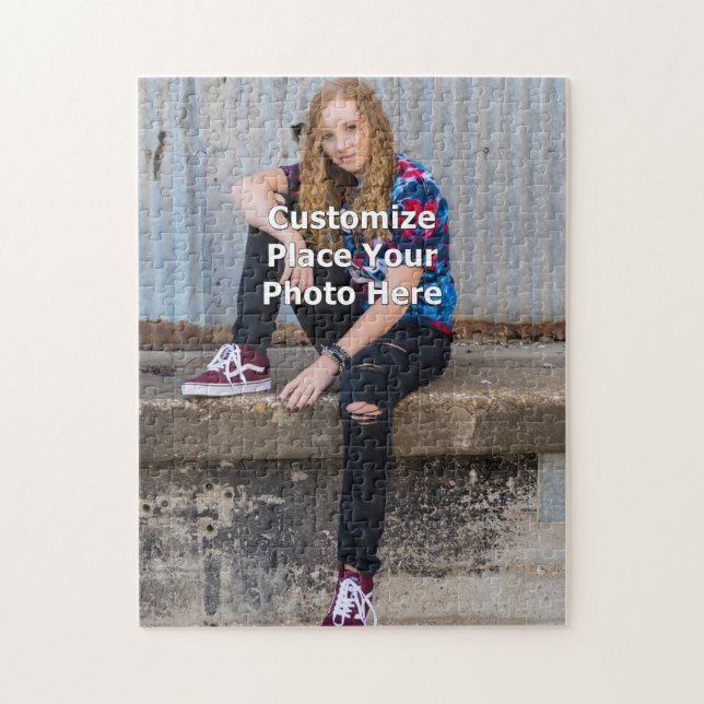 Personalisieren Sie mit Ihrem Foto Jigsaw Puzzle (Vertikal)