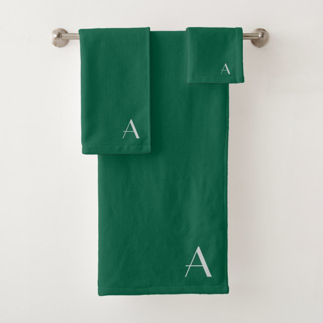 Personalisieren Sie mit Ihrem Grün Badhandtuch Set (Insitu)
