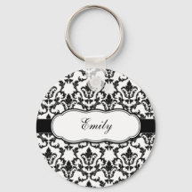 Personalisieren Sie mit Ihrem Namen Damask Schlüss