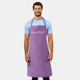 Personalisieren Sie mit NAME Monogramm Lavendel Schürze
