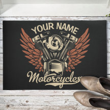 Personalisieren Sie Motorradfahrer Garage