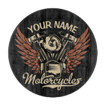 Personalisieren Sie Motorradfahrer Garage
