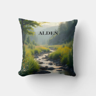 Personalisieren Sie Mountains Creek Kissen