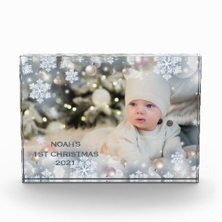 Personalisieren Sie Name & Foto Baby's First Chris