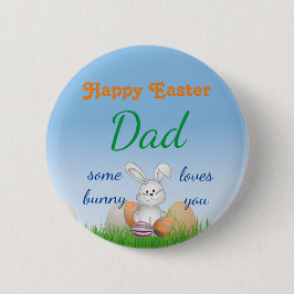 Personalisieren Sie Name Happy Oaster einige sonni Button