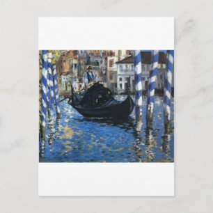 Personalisieren Sie Peace Water Stream Boats Art E Postkarte