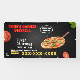 Personalisieren Sie Pizza Shop Großunternehmen Banner