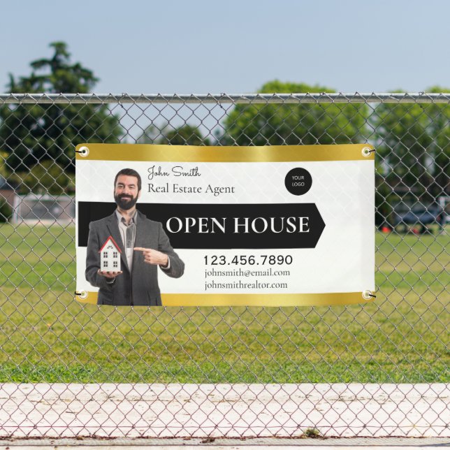 Personalisieren Sie Real Anwesen Agent Open House  Banner (Insitu)