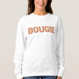Personalisieren Sie Retro 70's Themed Orange BOUGI Sweatshirt