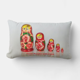 Personalisieren Sie russische Matryoshka stapelbar Lendenkissen