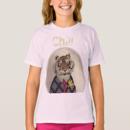 Personalisieren Sie Spaß Chill Tiger T-Shirt