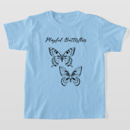 Personalisieren Sie spielerische Schmetterlinge au T-Shirt