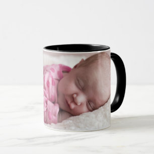Personalisieren Sie Text Custom Baby Foto Coffee B Tasse
