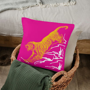 Personalisieren Sie Tiger Print Safari Wildlife Ca Kissen