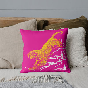 Personalisieren Sie Tiger Print Safari Wildlife Ca Kissen
