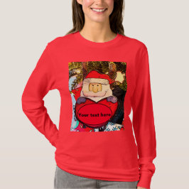 Personalisieren Sie Ugly Sweatshirt Santa T-Shirt