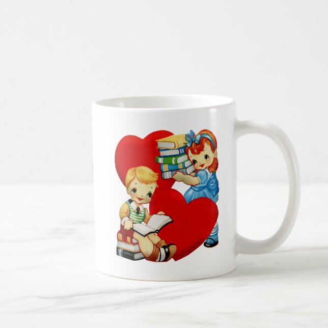 Personalisieren Sie Verheiratete Liebe Bücher Kaffeetasse (Rechts)