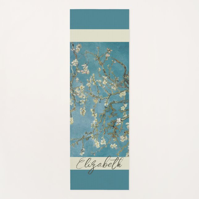 Personalisieren Sie Vincent van Gogh's Almond-Blüt Yogamatte (Vorderseite)