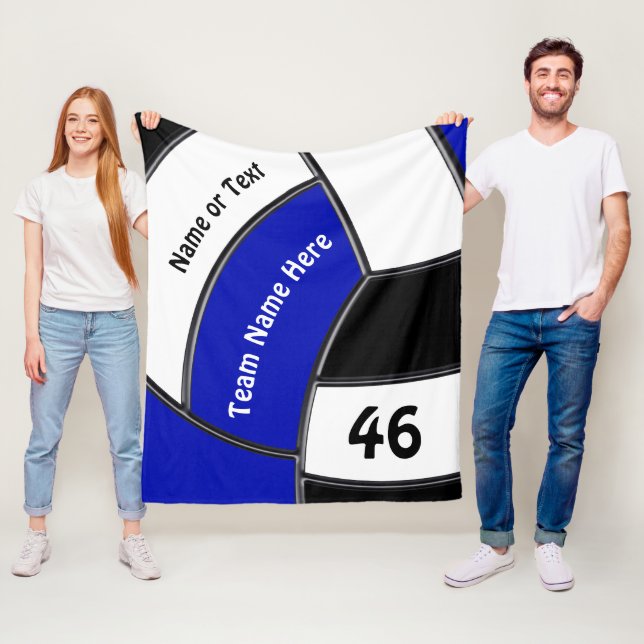 Personalisieren Sie Volleyball-Geschenkideen für S Fleecedecke (Beispiel)