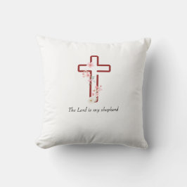 Personalisieren Sie Weihnachten Holly Cross Kissen