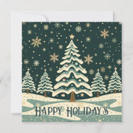 Personalisieren Sie Weihnachtsbaum Karte