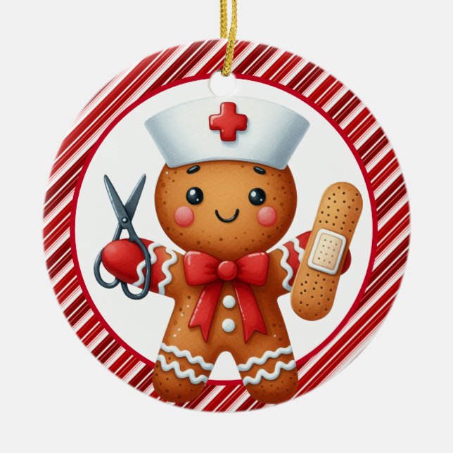 Personalisieren Sie Weihnachtsschmuck für Krankens (Vorne)