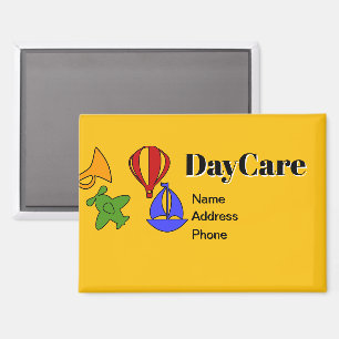 Personalisieren Sie Werbung für DayCare Business Magnet