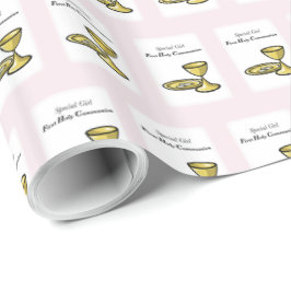 Personalisieren, Special Girl, Erste Kommune Geschenkpapier