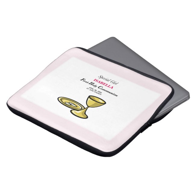 Personalisieren, Special Girl, Erste Kommune Laptopschutzhülle (Vorne Oben)