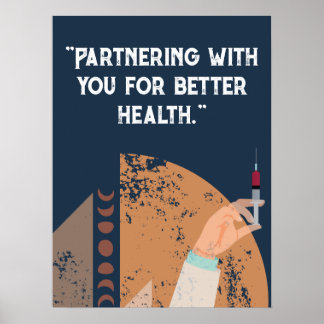 Personalisieren von Angeboten für Krankenhäuser, m Poster