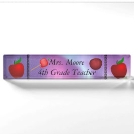 Personalisieren von Apple Name Teacher Class Auror Namensplakette