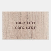 Personalisieren von beschädigtem Text-Braunholz-Bo